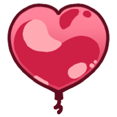 Pink Heart Balloon